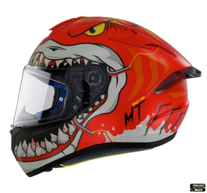 MT Targo Pro Sharky C5 Integralhelm Mattrot - Mattrot, XL (61/62cm)