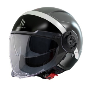MT Viale SV 68 Unit D2 gri mat (integrated sun goggles) (open face) - Gri mat, XS (53/54cm)