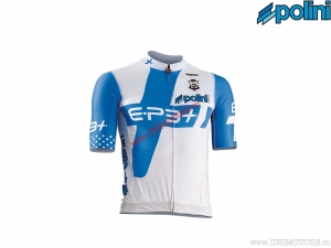 MTB E-P3+ Jersey (size L) - white / blue - Polini