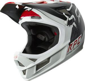 MTB-HELMET RAMPAGE PRO CARBON HELMET WHITE: Size - XL