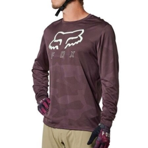 MTB RANGER TRU DRI LS JSY (JAQUARD)[DRK MRN]: Taglia - L