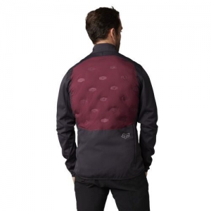 MTB RANGER WINDBLOC FIRE JACKET [DRK MRN]: Maat - M