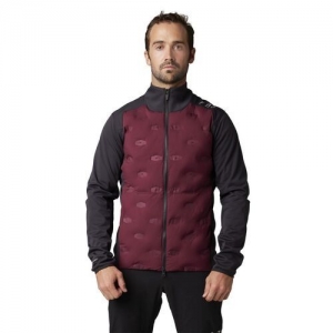 MTB RANGER WINDBLOC FIRE JACKET [DRK MRN]: Size - M