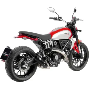 Muffler LV-10 Slip-On Matte Black - DUCATI SCRAMBLER 803 ABS Nightshift ('23-'24) / SCRAMBLER 803 ABS Icon ('23-'24) - Leo Vince