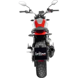 Muffler LV-10 Slip-On Matte Black - DUCATI SCRAMBLER 803 ABS Nightshift ('23-'24) / SCRAMBLER 803 ABS Icon ('23-'24) - Leo Vince