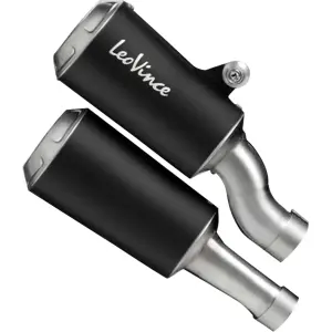 Muffler LV-10 Slip-On Matte Black - TRIUMPH SPEED TRIPLE 1200 RR ABS ('22-'24) - Leo Vince
