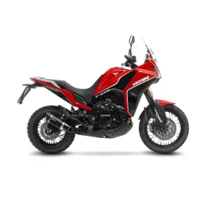 Muffler LV Pro Carbon Slip-On Negru Mat - MOTO MORINI X-CAPE 650 ABS ('21-'24) - Leo Vince