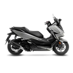 Muffler Slip-On Black Stainless Steel - HONDA NSS 350 ABS Forza ('21-'24) - Leo Vince