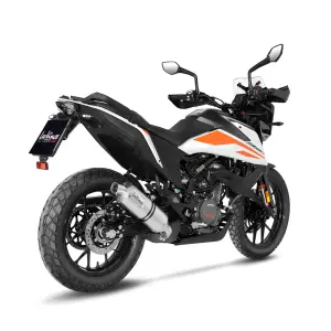 Muffler Slip-On Stainless Steel LV One Evo - KTM ADVENTURE 390 ABS ('20-'24) - Leo Vince