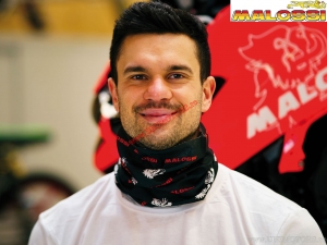 Multifunctionele bandana (zwart) - Malossi