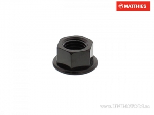 Mutter mit Kragen Pro Bolt M12 x 1.25 mm Edelstahl A4 schwarz - JM