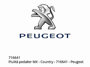 MX CRANKSET NUT - COUNTRY - 716641 - Peugeot