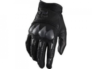 MX-Gants Enduro/Cross Bomber S en Cuir Noir: Taille - M
