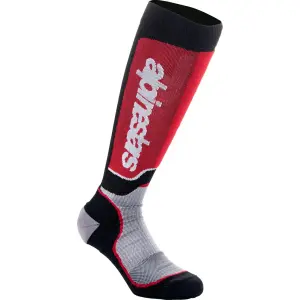 MX Plus Socken - Schwarz, Grau, Rot - Erwachsene - L - 34310838