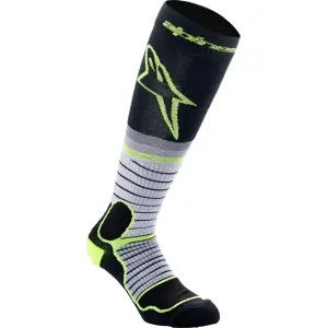 MX Pro Socken - Schwarz, Grau, Gelb - Erwachsene - L - 34310829