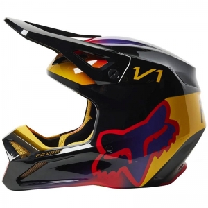 MX V1 TOXSYK HELM DOT/ECE [BLK]: Maat - L