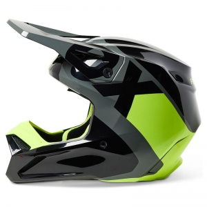 MX V1 XPOZR HELM DOT/ECE [ZWART/GRIJS]: Maat - XL