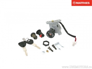 Nabe mit Schlüsseln (Kit 3 Schlösser) - Honda PES 125 PS i ('06-'09) - JM