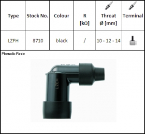 NGK - Bakelit-Zündkerzenstecker LZFH