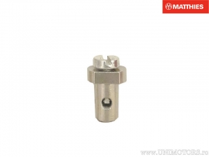 Niple com parafuso comprimento: 13.0mm - diâmetro do furo: 2.2mm - diâmetro externo: 6.0mm - JM para EX