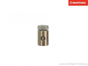 Nippel mit Schraube Länge: 9.0mm - Lochdurchmesser: 2.5mm - Außendurchmesser: 7.0mm - JM