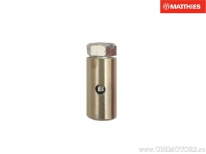 Nipple with screw length: 15.0mm - hole diameter: 2.0mm - outer diameter: 8.0mm - JM into EX