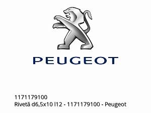 Nit d6,5x10 l12 - 1171179100 - Peugeot