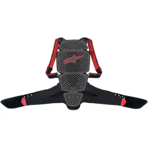 Nucleon KR-Cell Back Protector - Black, Red - Adult - L - 27020207