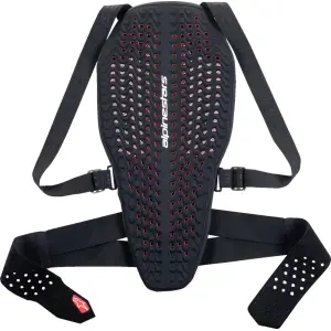Nucleon Plasma Back Protector - Black, White, Red - Adult - L - 27020315