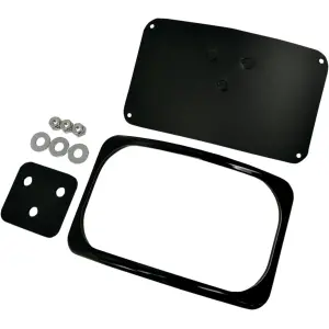 Nummerplaathouder-assemblage met drie schroeven, kleine radius - 20300628