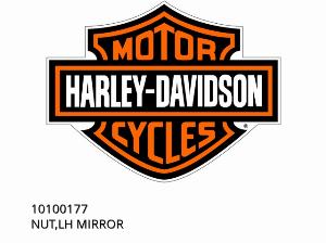 NUT,LH MIRROR - 10100177 - Harley-Davidson