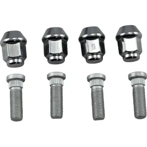 Nuts/Screws Kit for One Wheel - Silver - CAN AM COMMANDER 1000 / DEFENDER HD10 / RENEGADE 800 - Moose