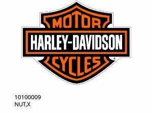 NUT,X - 10100009 - Harley-Davidson