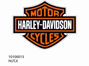 NUT,X - 10100013 - Harley-Davidson