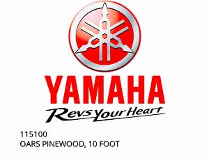 OARS PINEWOOD, 10 FOOT - 115100 - Yamaha