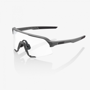 Ochelari MTB S3 gri mat - lentila cenusie: Mărime - O marime