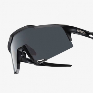 Ochelari MTB Speedcraft negru - lentila cenusie: Mărime - O marime