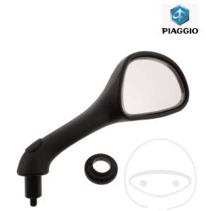 Oglinda neagra dreapta M8 mm originala - Gilera Runner 125 / Runner 180 / Runner 200 / Runner 50 - JM