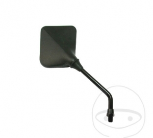 Oglinda neagra dreapta rectangulara universala M10 mm - JM