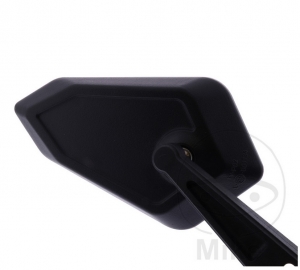 Oglinda neagra universala set M10 mm cu prindere pe ghidon - JM