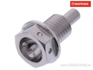 Oil drain plug with magnet Pro Bolt M12 x 1.50 x 15 mm titanium silver - JM
