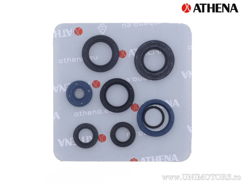 Oil seal kit for engine - Franco Morini H2O 50 (long crankcase / '94-'98) / Italjet Formula 50 LC ('94-'00) - Athena