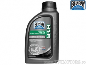 Olio miscelatore 2T - Bel-Ray H1-R Racing 100% estere sintetico 1L - Bel-Ray