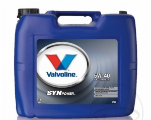 Olio motore 5W40 Synpower SAE 20L Valvoline - JM