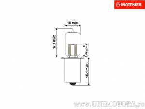 Ontstekingsspoel HS3 PX13.5S 6V 2.4W - JM