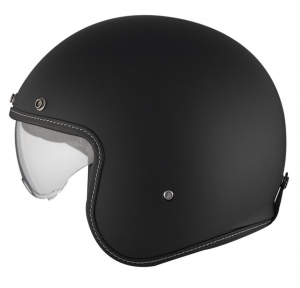 Open face helmet for motorcycles MT Le Mans 2 S SV matte black (integrated sun visor) - new ECE 22.06 certification - Matte blac