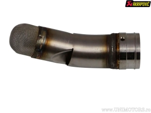 Optional noise damper with spark arrester - model: SA019 - material: stainless steel - Akrapovič