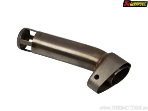 Optionaler Geräuschdämpfer Decibel Killer - Modell: 076 - Material: Edelstahl - Akrapovič
