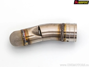 Optionaler Geräuschdämpfer mit Funkenfänger - Modell: SA017 - Material: Edelstahl - Akrapovič