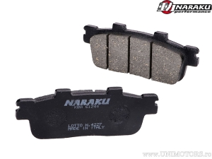 Organic brake pads - Sym (Sanyang) GTS 125 Joymax E2 / HD 125 / Joyride 150 Evo 4T LC E3 / Track Runner 200 - Naraku